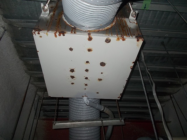 画像：送風機工事